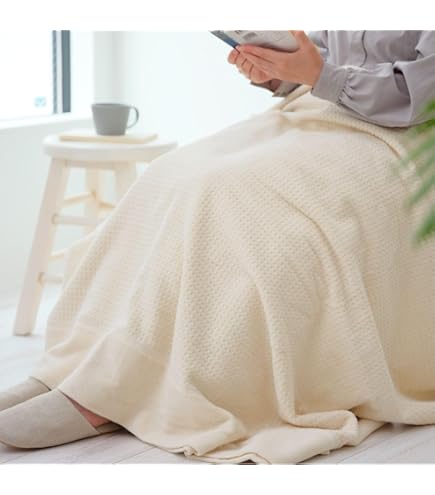 無印良品　毛布 ダブルサイズ 180×200 cm Amazon｜無印良品 あったか綿毛布 アイボリー ダブルサイズ 180